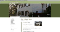 Desktop Screenshot of ferienhaus-boos.de